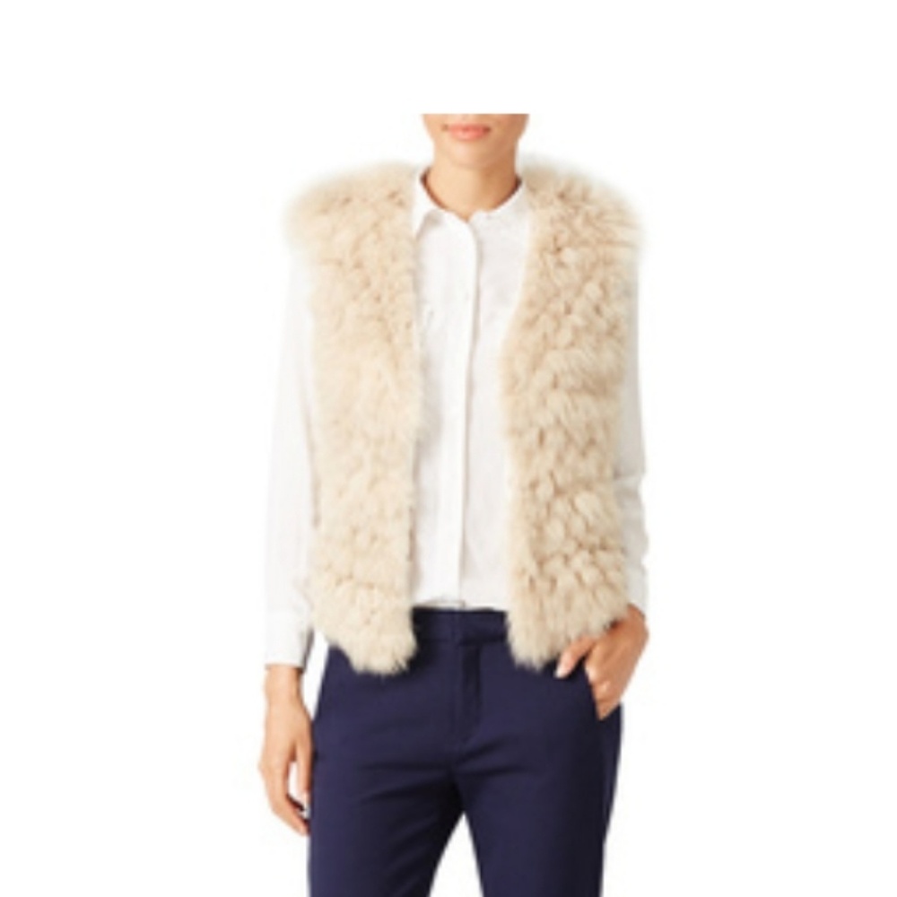 Adrienne Landau Real Fur Vest